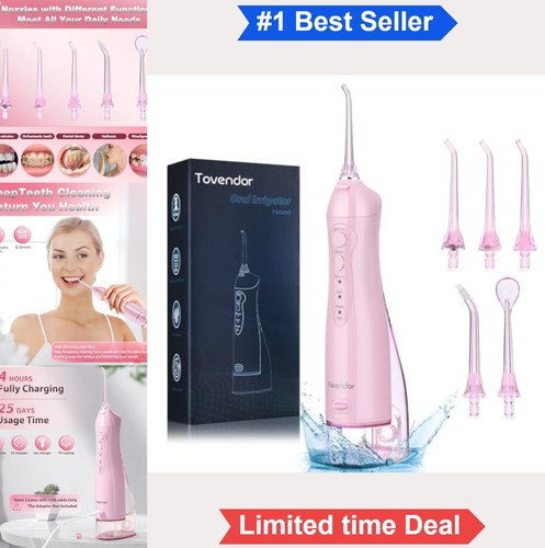 Cordless water flosser 300ml - water,